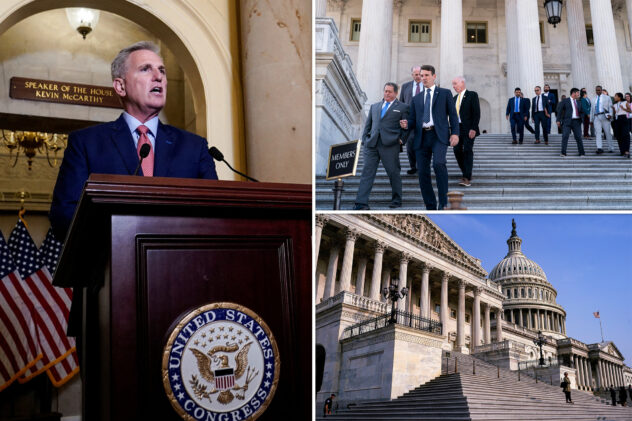 Speaker Kevin McCarthy says he’ll keep House in for rar Saturday session as key Republican warns of shutdown ‘s–t sandwich’