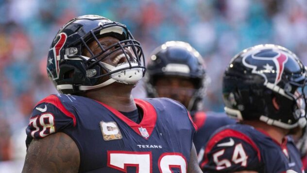 Texans LT Laremy Tunsil (knee) out for third straight game