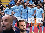 THE NOTEBOOK: Pep Guardiola shows no sign of his back problem as he gets back to his animated best on the touchline... while Etihad regular Gareth Southgate may need his own parking spot soon