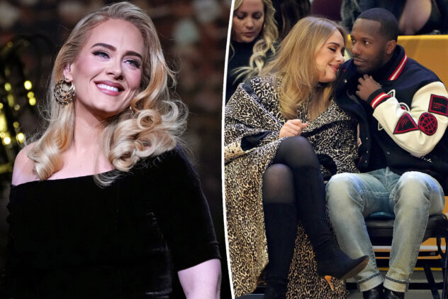 Adele shows off 10-carat diamond ring on Instagram after calling Rich Paul her ‘husband’
