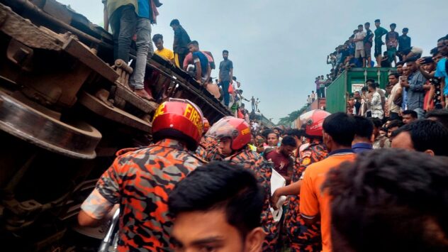 At least 15 dead after train collision in Bangladesh