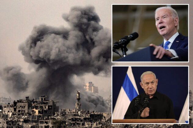 Biden holds emergency call with Netanyahu over protecting Palestinian civilians