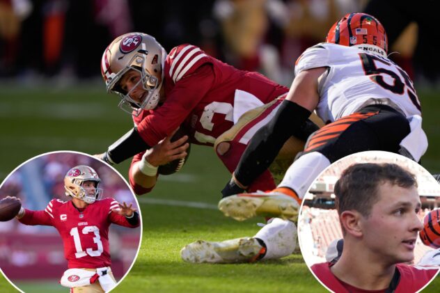 Brock Purdy’s disastrous day leaves 49ers reeling with third straight loss