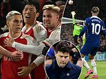 Chelsea 2-2 Arsenal: Gunners mount breathless late comeback to take an unlikely point as Leandro Trossard and Declan Rice's goals cancel out efforts from Cole Palmer and Mykhailo Mudryk