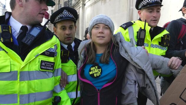 Climate activist Greta Thunberg arrested while protesting in London