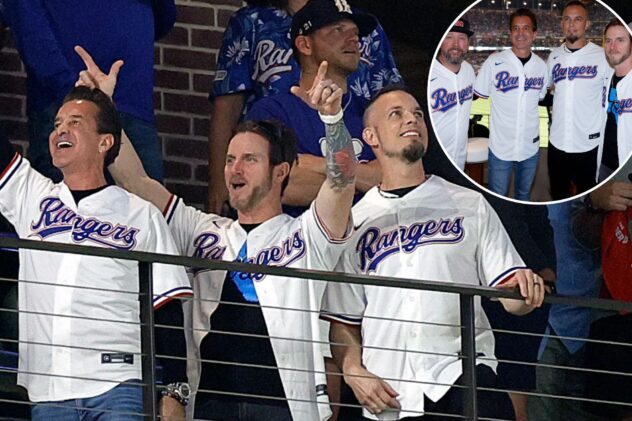 Creed cheers on Rangers at ALCS Game 3: ‘Fans of anyone who supports us’