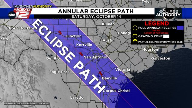 ECLIPSE MAPS: Times, locations, details for ‘ring of fire’ solar eclipse