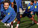 England stars return to training as Marcus Rashford and Jack Grealish take part in rondo drills, Jude Bellingham is all smiles and Declan Rice jokes with Arsenal team-mates a day after beating Man City