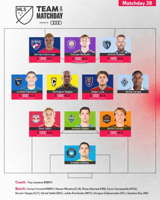 Gustavo Bou honored with spot on Team of the Matchday 38