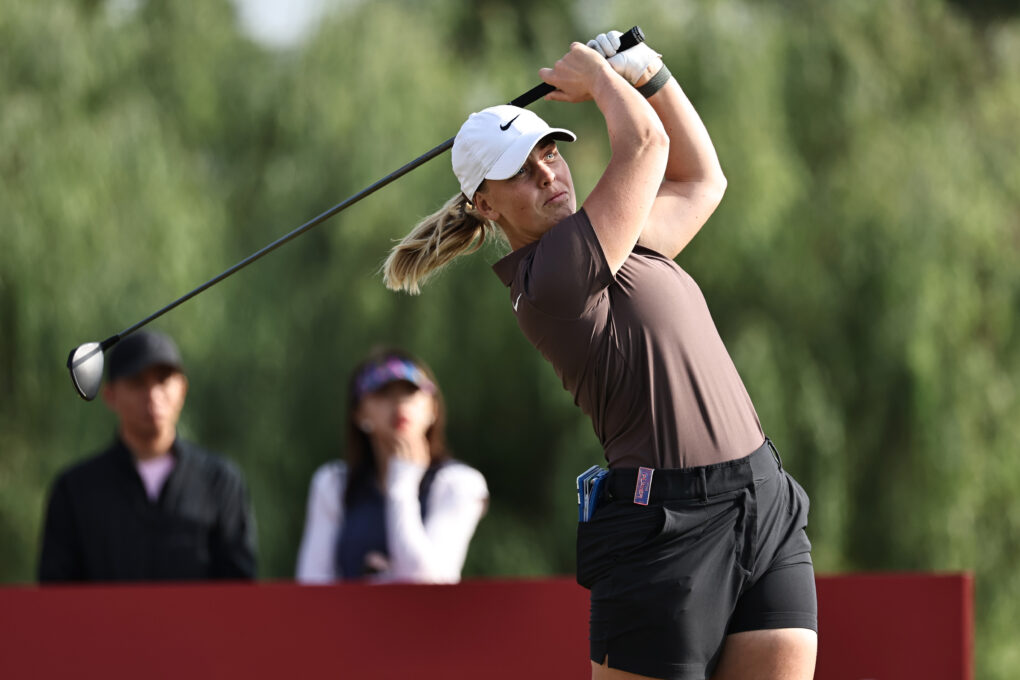 Maja Stark co-leads in Shanghai, says 'pressure doesn't exist' now on LPGA compared to Solheim