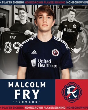 Malcolm Fry signs first team Homegrown player contract with New England Revolution