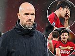Man United players 'are beginning to question Erik ten Hag's tactics' after he 'made them sit in silence and listen to Man City's celebrations' following derby defeat