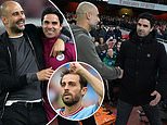 Manchester City boss Pep Guardiola is sure his protege Mikel Arteta will be his biggest rival for title ... but he claims he is still the best dresser!