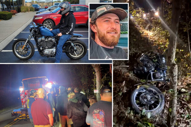 Motorcyclist found in ditch nearly three days after vanishing on way to McDonald’s
