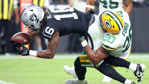 Raiders pick off Love three times, get much-needed victory