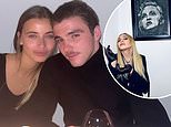 Rocco Ritchie poses with mystery girlfriend as mother Madonna brands his artwork 'remarkable' while admiring portrait of herself at his art exhibition