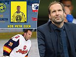 Still got it! Chelsea icon-turned ice hockey star Petr Cech claims man of the match AGAIN for Oxford City - as he makes an astonishing 62 saves from 64 shots against Streatham