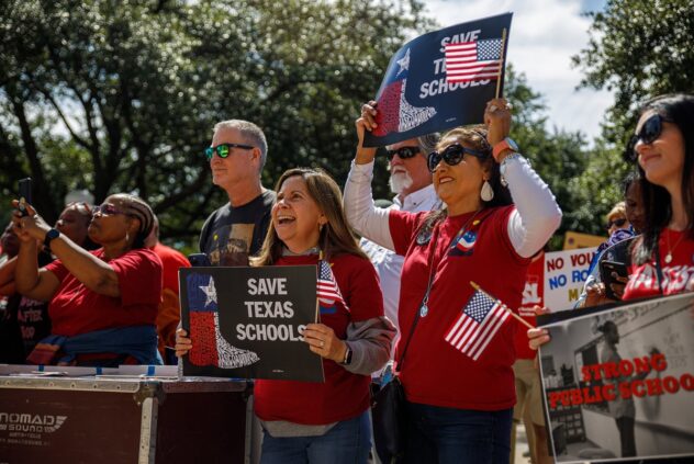 Texas teachers grapple with their raises caught up in voucher fight