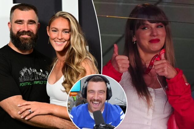Travis Kelce’s sister-in-law Kylie Kelce weighs in on fan’s Taylor Swift theory