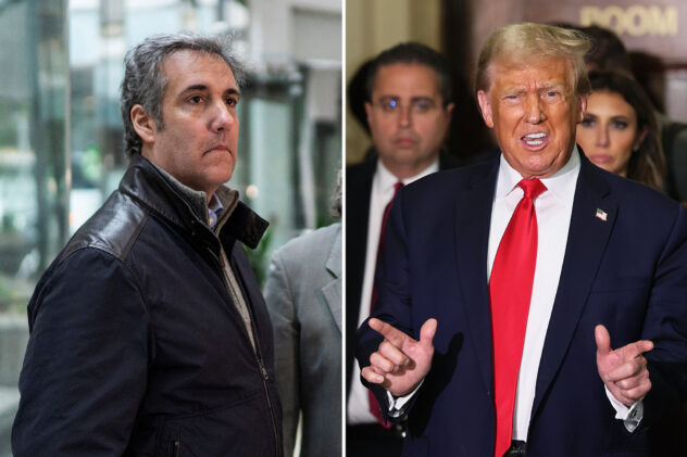 Trump, Michael Cohen trade barbs about ‘fixer’s’ delayed testimony in fraud trial: ‘Doesn’t have the guts’