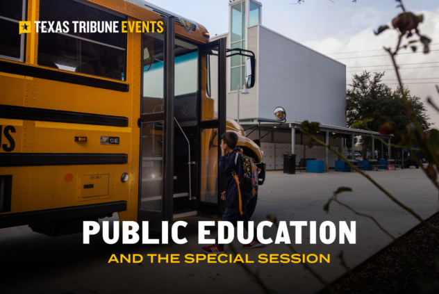 Watch an Oct. 18 conversation about public education and a special session of the Texas Legislature