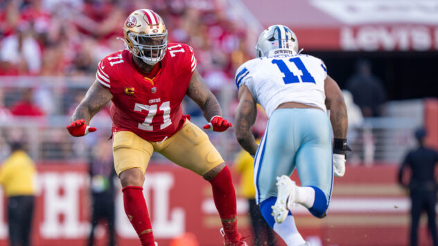 49ers' Trent Williams noticing significant improvement in ankle