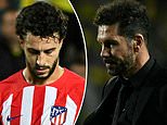 Atletico Madrid suffer a shock 2-1 defeat to newly-promoted Las Palmas - as Diego Simeone's side blow their chance to go top of LaLiga and see their six-match winning run come to a crushing end