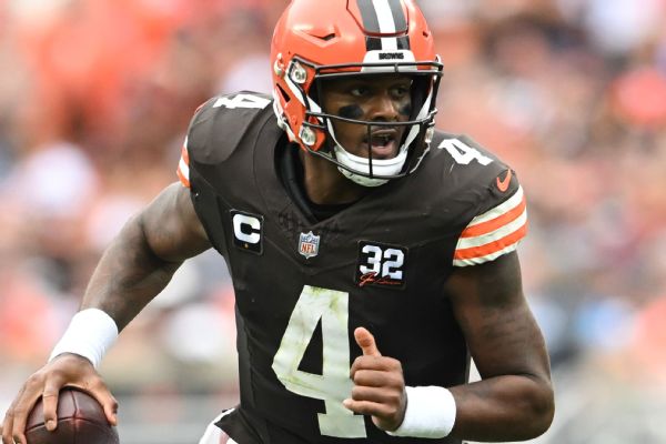 Browns to start Watson at QB against Cardinals