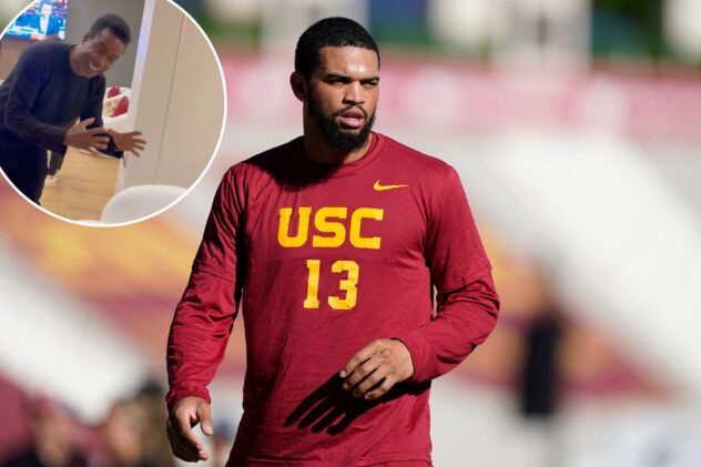 Chris Rock desperately pleads with USC star Caleb Williams to try to land with Jets