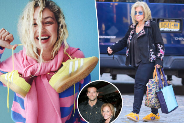 Even Bradley Cooper’s mom has a pair of Gigi Hadid’s rare Guest in Residence sneakers