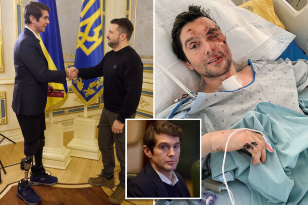 Fox News journalist Benjamin Hall returns to Ukraine 20 months after near-fatal attack