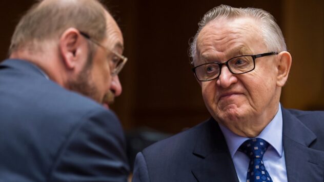 Funeral held for former Finnish President Martti Ahtisaari
