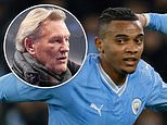 Glenn Hoddle slams Man City defender Manuel Akanji for 'switching off completely' and allowing Lois Openda to give RB Leipzig an early lead during their Champions League clash