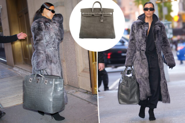 Kim Kardashian’s super-sized new Birkin bag will set you back $110K