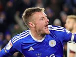 Leicester 2-0 Watford: Jamie Vardy's brace settles nerves as league-leading Foxes overcome stubborn visitors to extend their advantage at the top of the Championship table
