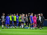 Leicester's Premier League 2 clash with Newcastle is abandoned after a member of the Foxes' staff is rushed to hospital with a medical emergency
