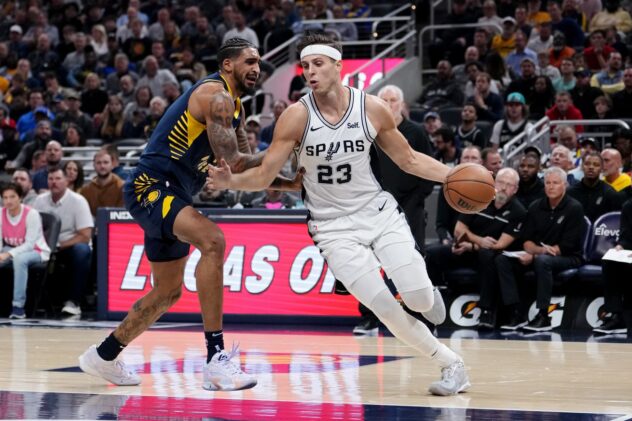 Pacers light up Spurs as they lose their second in a row