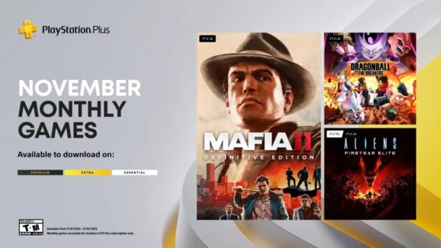 PlayStation Plus Monthly Games For November Serve Up Mafia, Dragon Ball, And Aliens