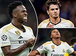 Real Madrid 3-0 Braga: Los Blancos qualify for Champions League last-16 in style with Brahim Diaz, Vinicius Jnr and Rodrygo all on target as Jude Bellingham is left on bench following shoulder injury