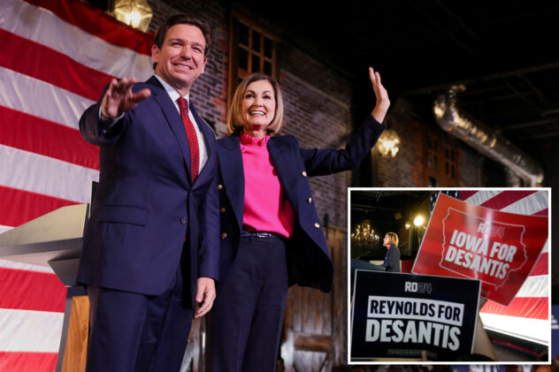Republican Iowa Gov. Kim Reynolds endorses DeSantis for president 