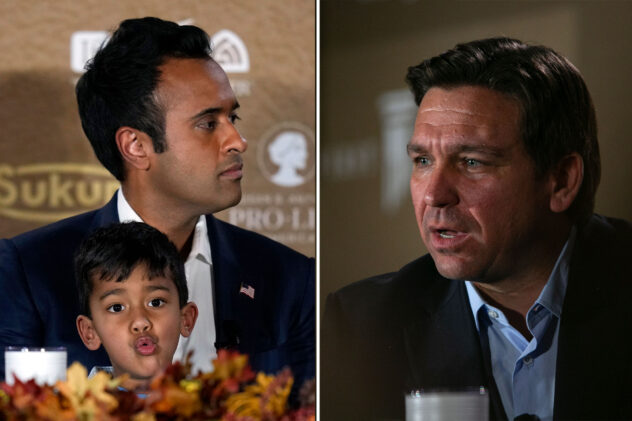 Ron DeSantis, Vivek Ramaswamy open up about their wives’ miscarriages during Iowa forum 