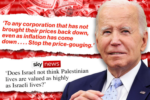 Sky News asks dumbest question ever, Joe Biden reveals stunning economic ignorance and more