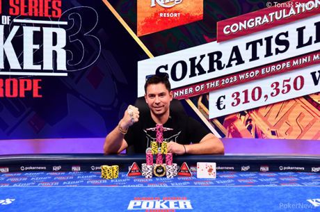 Sokratis Linaras Nets Biggest Payout of 2023 WSOPE So Far After Mini Main Event Triumph