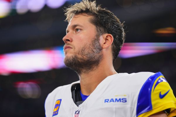 Source: Rams' Stafford unlikely to play vs. Pack