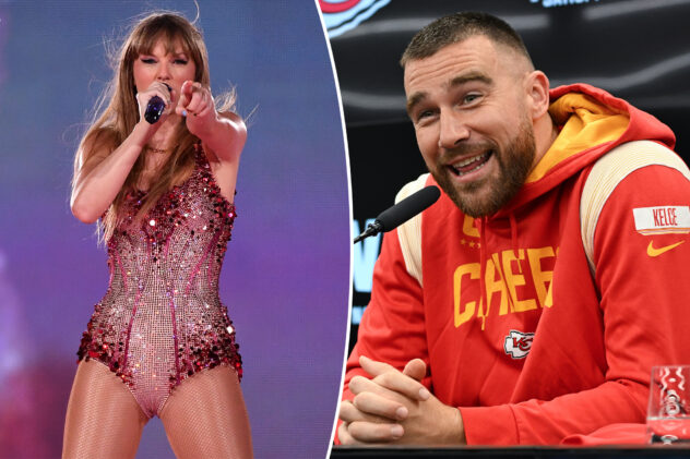 Taylor Swift can’t stop staring at Travis Kelce while singing ‘Lover’ in Argentina