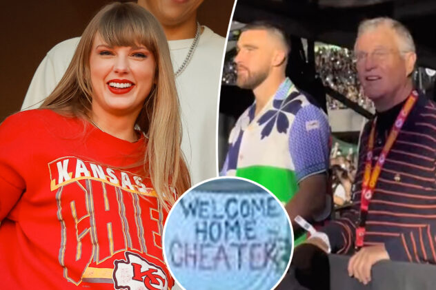 Taylor Swift’s dad called ‘traitorous’ for wearing Chiefs gear despite Eagles fandom