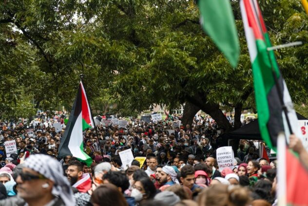 Texans fill downtown Austin streets to demand ceasefire in Gaza