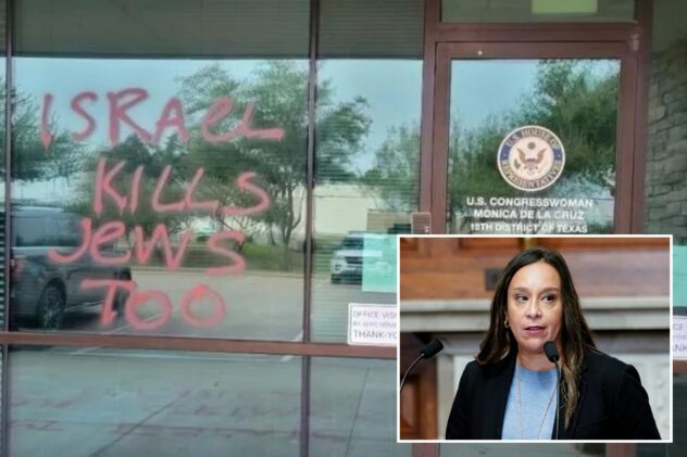 Texas office of GOP Rep. Monica De La Cruz vandalized over her support of Israel: ‘I make no apologies’