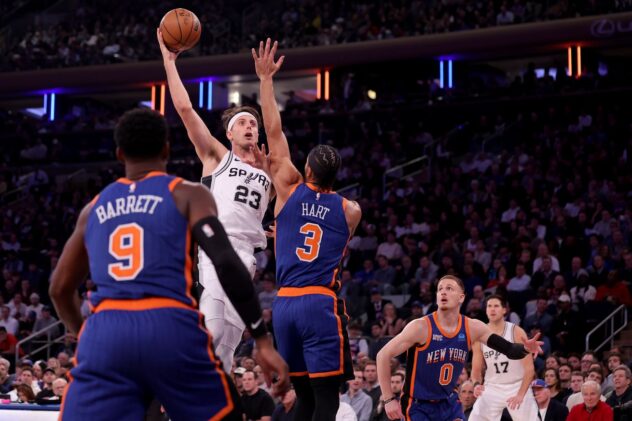 The Spurs are asking too much from Zach Collins on offense