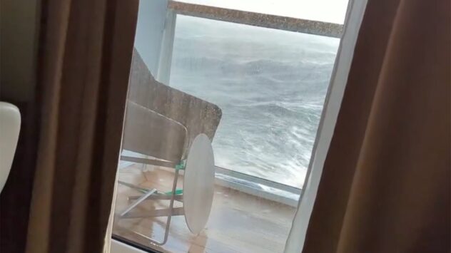 Video shows horrifying moments cruise ship passengers 'feared for their lives': 'Tables were flying'